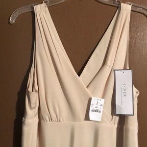 Jcrew Champagne midi dress